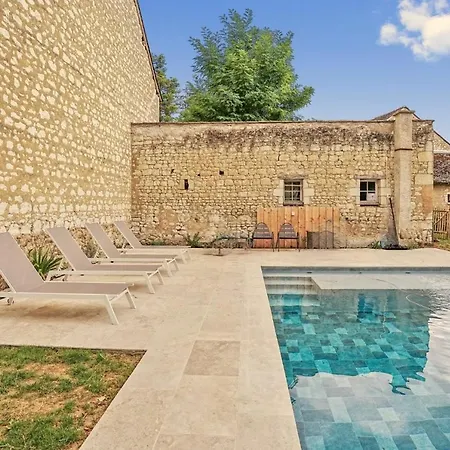 Le Moulin De Gaudais, 16p, 7ch, 350m2, Piscine Oyre